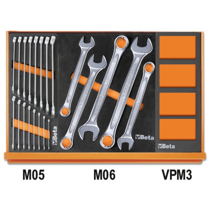 Beta 5904VG/2M Assortimento di 170 utensili per autoriparazione in vassoio morbido in EVA 059041198
