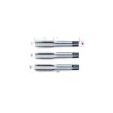 Beta 430ASC 1/2 Serie di 3 maschi a mano sgrossatore, intermedio, finitore UNC in acciaio al cromo 004300055