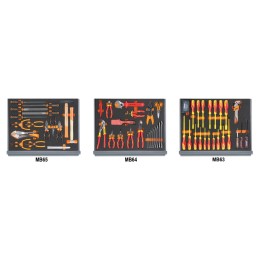 Beta 5935ET/1MB Assortimento di 94 utensili per elettrotecnica in vassoio morbido in EVA 059351332
