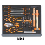 Beta 5935ET/1MB Assortimento di 94 utensili per elettrotecnica in vassoio morbido in EVA 059351332