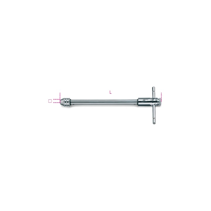 Beta 436L/2 Giramaschi a cricchetto reversibile, tipo lungo cromato 004360014