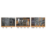 Beta 5904VG/2T Assortimento di 99 utensili per autoriparazione in termoformato rigido in ABS 059041191