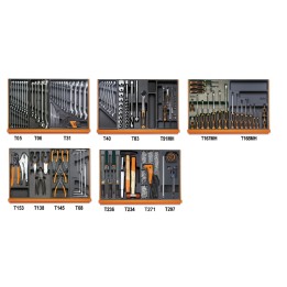 Beta 5904VI/2T Assortimento di 152 utensili per manutenzioni industriali in termoformato rigido in ABS 059041164