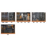 Beta 5904VU/2T Assortimento di 104 utensili per impiego universale in termoformato rigido in ABS 059041070