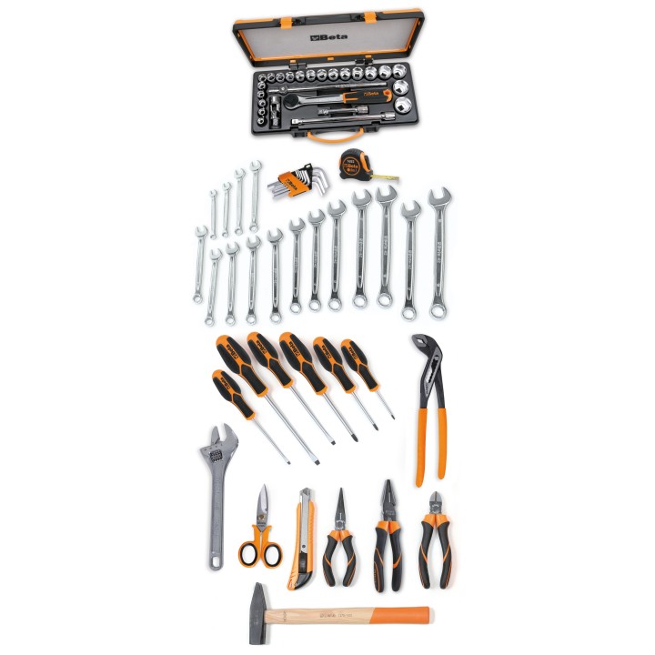 Beta 5941VU/M Assortimento di 64 utensili per impiego universale in vassoio morbido in EVA 059411002