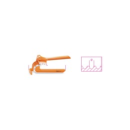 Beta 388A/2 Pinza curvatubi per tubi sottili in rame, lega leggera 003880055