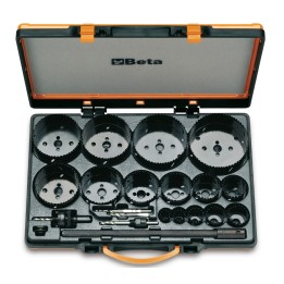 Beta 450/C21 Assortimento di seghe a tazza con accessori per uso industriale in cassetta metallica 004500315