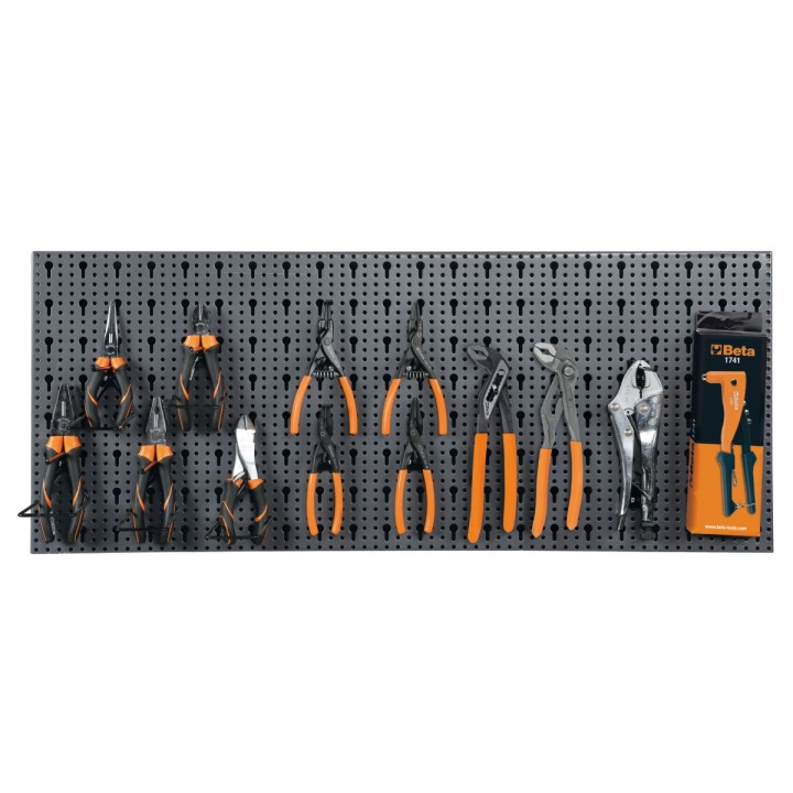 Beta 6600 M/253 Assortimento 60 utensili, con ganci senza pannello 066000253