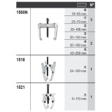Beta 6600 M/657 Assortimento 17 utensili, con ganci senza pannello 066000657