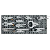 Beta 6600 M/236 Assortimento 31 utensili, con ganci senza pannello 066000236