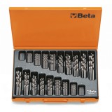 Beta 412/C150 Serie di punte elicoidali cilindriche (art. 412) in cassetta 004120450