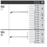 Beta 6600 M/61 Assortimento 71 utensili, con ganci senza pannello 066000061
