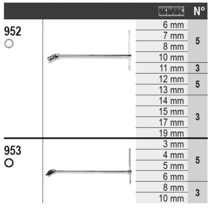 Beta 6600 M/61 Assortimento 71 utensili, con ganci senza pannello 066000061