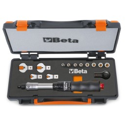Beta 671B/C10 Assortimento di barra dinamometrica 604B, 1 cricchetto reversibile, 8 chiavi a bussola esagonali e 4 chiavi a forc
