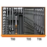 Beta 5904VG/5T Assortimento di 153 utensili per autoriparazione in termoformato rigido in ABS 059041196