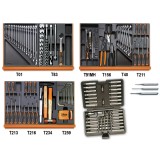 Beta 5904VU/4T Assortimento di 197 utensili per impiego universale in termoformato rigido in ABS 059241100