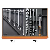 Beta 5904VU/4T Assortimento di 197 utensili per impiego universale in termoformato rigido in ABS 059241100