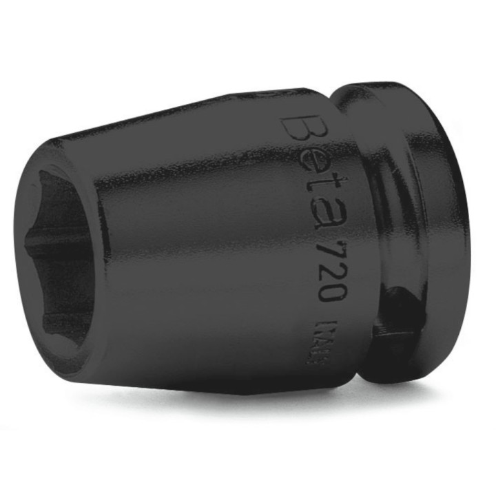 Beta 720 15 Chiavi a bussola Macchina con attacco quadro femmina 1/2" bocca esagonale serie normale, fosfatate 007200015
