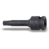 Beta 720XZN M14 Chiavi a bussola Macchina maschio per viti con impronta XZN® con attacco quadro femmina 1/2" fosfatate 007201514