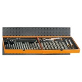 Beta 6600 M/120 Assortimento 163 utensili, con ganci senza pannello 066000120