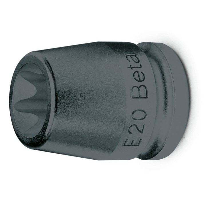 Beta 720FTX 24 Chiavi a bussola Macchina per viti con profilo Torx® con attacco quadro femmina 1/2" fosfatate 007200424