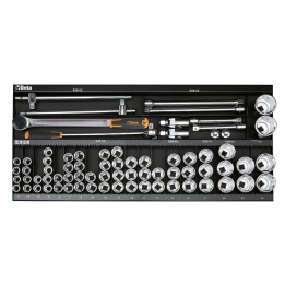 Beta 6600 M/131 Assortimento 92 utensili, con ganci senza pannello 066000131