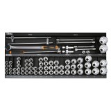 Beta 6600 M/131 Assortimento 92 utensili, con ganci senza pannello 066000131