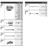 Beta 6600 M/131 Assortimento 92 utensili, con ganci senza pannello 066000131