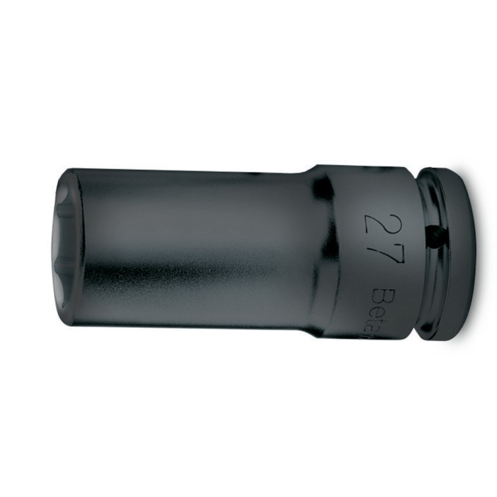 Beta 720L 12 Chiavi a bussola Macchina con attacco quadro femmina 1/2" bocca esagonale, serie lunga fosfatate 007200312