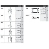Beta 6600 M/650 Assortimento 28 utensili, con ganci senza pannello 066000650