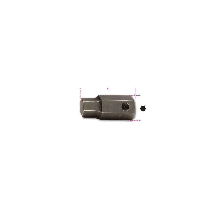 Beta 727/ES16 12 Inserti Macchina maschio esagonale attacco 16 mm fosfatati 007270112