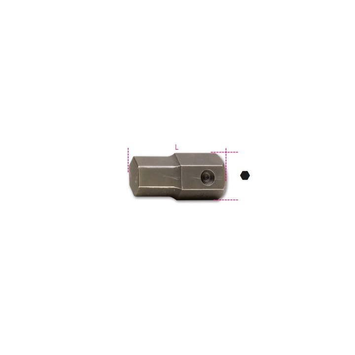 Beta 727/ES22 24 Inserti maschio Macchina esagonale attacco 22 mm fosfatati 007270224