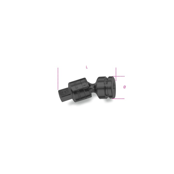 Beta 729/25 Snodo Macchina con attacchi quadri maschio e femmina 1" fosfatato 007290830