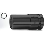 Beta 729LS 30 Chiavi a bussola Macchina con attacco quadro femmina 1" bocca esagonale, serie lunga sottile, fosfatate 007290530
