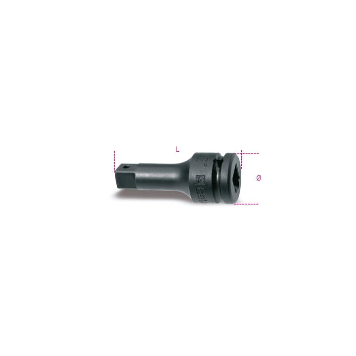 Beta 728/21 Prolunga Macchina con attacchi quadri maschio e femmina 3/4" fosfatata 007280815