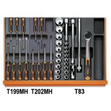 Beta 5904VG/3T Assortimento di 102 utensili per autoriparazione in termoformato rigido in ABS 059041510