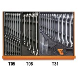 Beta 5904VI/3T Assortimento di 144 utensili per manutenzioni industriali in termoformato rigido in ABS 059041168