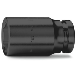 Beta 729L 30 Chiavi a bussola Macchina con attacco quadro femmina 1" bocca esagonale serie lunga, fosfatate 007290330