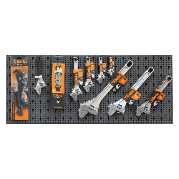 Beta 6600 M/33 Assortimento 37 utensili, con ganci senza pannello 066000033