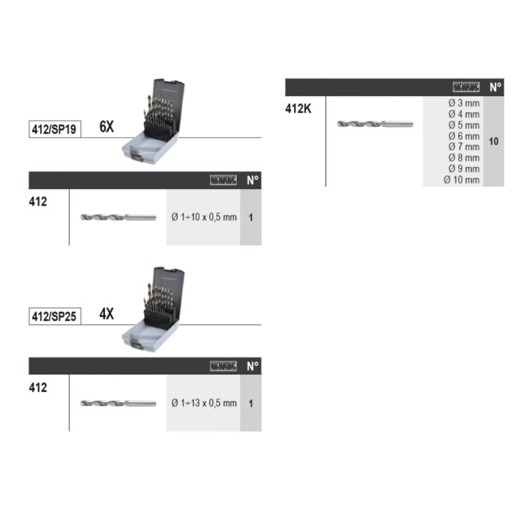 Beta 6600 M/566 Assortimento di 324 utensili, con ganci senza pannello 066000566