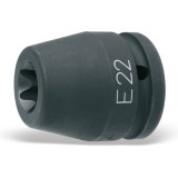 Beta 728FTX 22 Chiavi a bussola Macchina per viti con profilo Torx® con quadro femmina 3/4" fosfatate 007280422