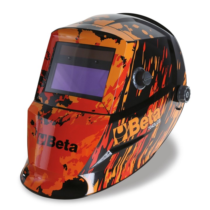 Beta 7042LCD Maschera LCD ad oscuramento automatico per saldatura ad elettrodo, MIG/MAG, TIG e plasma 070420001