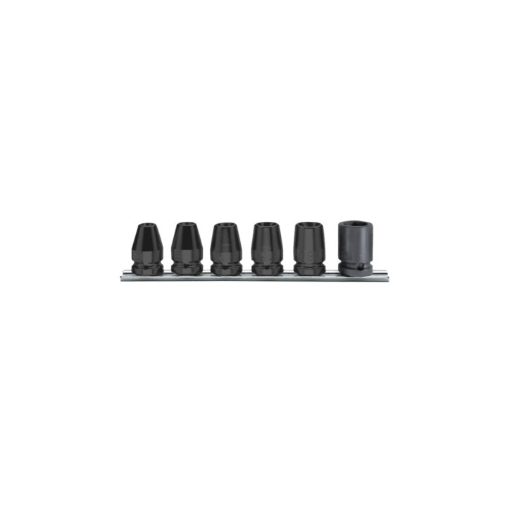 Beta 720FTX/SB6 Serie di 6 chiavi a bussola Macchina per viti con testa a profilo Torx® (art. 720FTX) su supporto 007200450