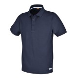 Beta 7552BL XL Polo work in cotone piquet 200g, con 3 bottoni, blu 075520304