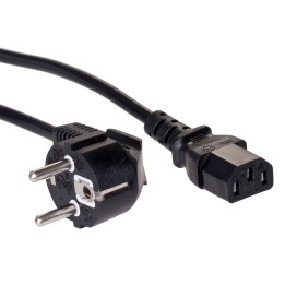 Akyga AK-PC-06A Cavo di alimentazione nero 3 m CEE7/7 IEC C13