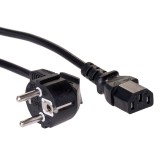 Akyga AK-PC-06A Cavo di alimentazione nero 3 m CEE7/7 IEC C13