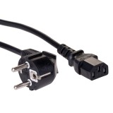 Akyga AK-PC-06A Cavo di alimentazione nero 3 m CEE7/7 IEC C13