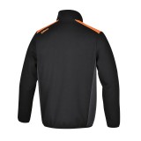 Beta 7565NG XXL Felpa zip lunga, nera con inserti in grigio antracite 075650405