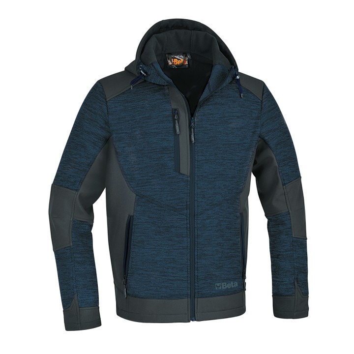 Beta 7637B L Felpa tecnica in pile con inserti in tessuto softshell 076370103