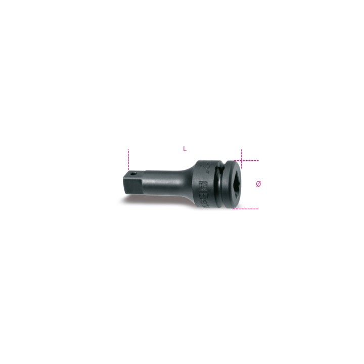 Beta 729/21 Prolunga Macchina con attacchi quadri maschio e femmina 1" fosfatata 007290815